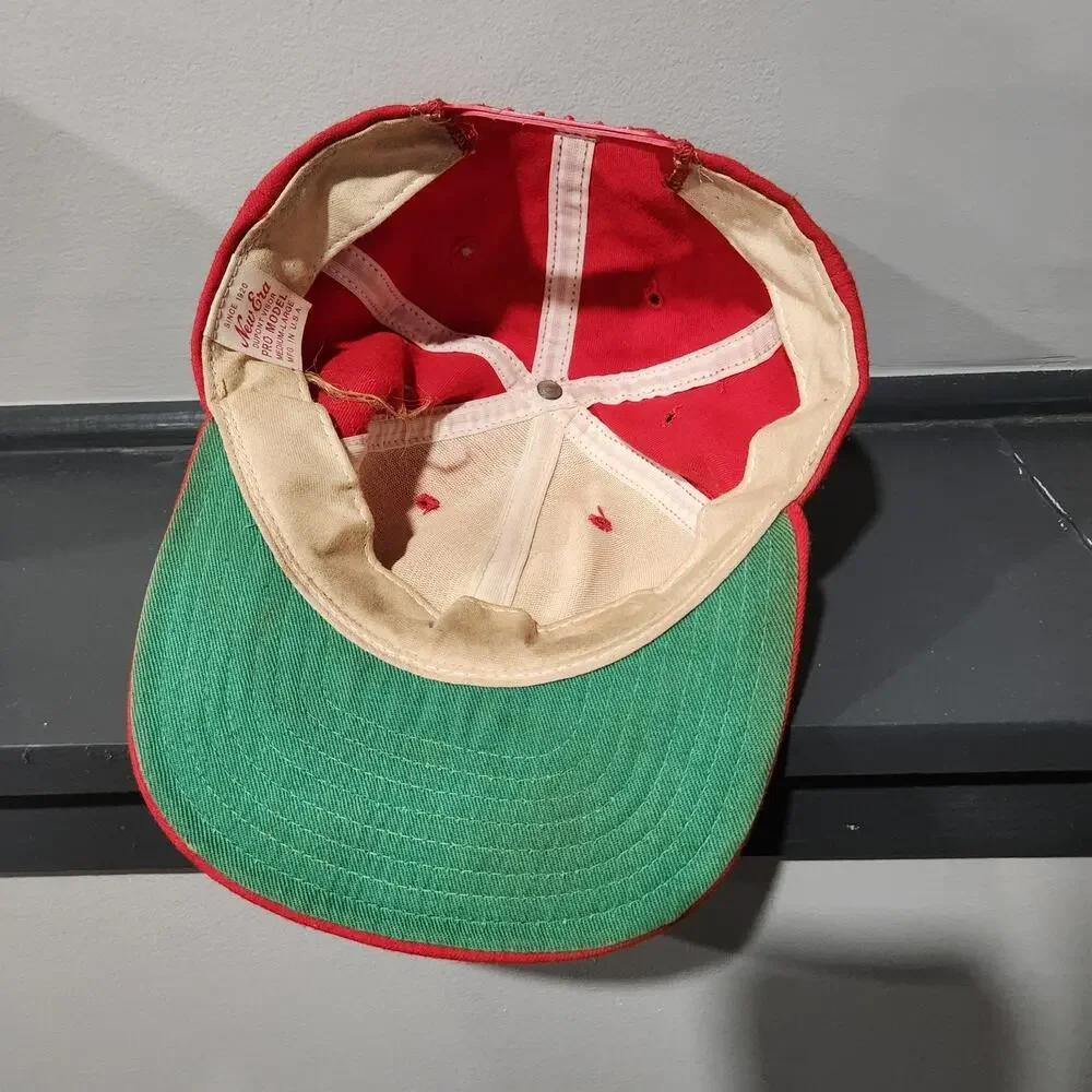 VTG 80s‎ USMC United States Marine Corps New Era Snapback Med Large Hat Cap USA